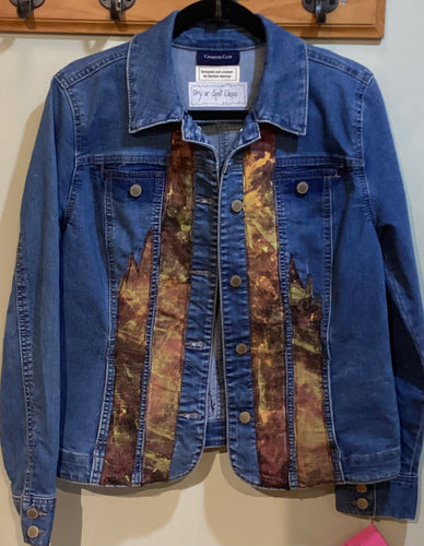 DM2-142 Denim Jacket  Tawny Coloured