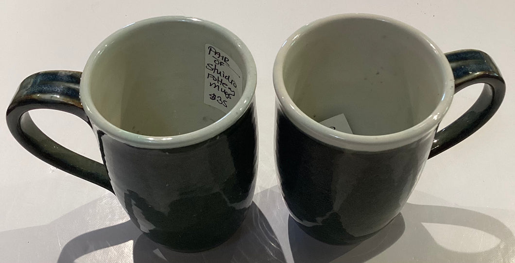 MN1-069 Studio Pottery Mugs (Pair)