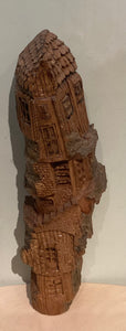 BJ1-031  Towerhouse wood carving