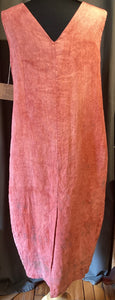 GE1-1587-1 Short Linen Jacket "Madder Red"