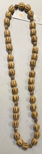 MC2-09 *Long Necklace Wood Beads