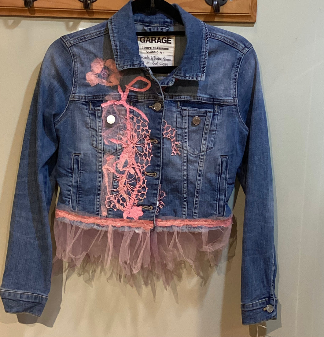 DM2-143 Denim Jacket Pink