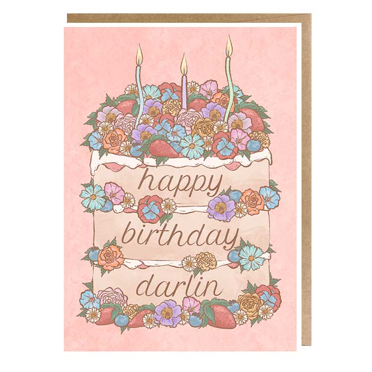 TPN-063 Birthday Cake Greeting Card