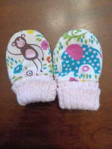 LG1-10 Flannel Mitts w Cuff