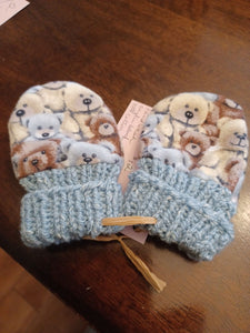 LG1-10 Flannel Mitts w Cuff