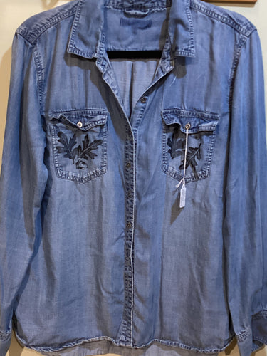 MM2-11 Oak Denim Button Up