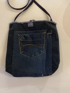 DM2-114 Denim Cross Body Purse