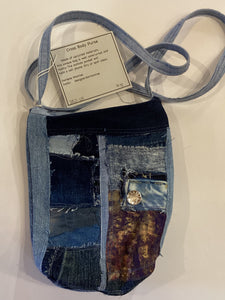 DM2-130 Denim Cross Body Purse