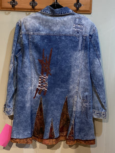 DM2-136 Denim Short Coat