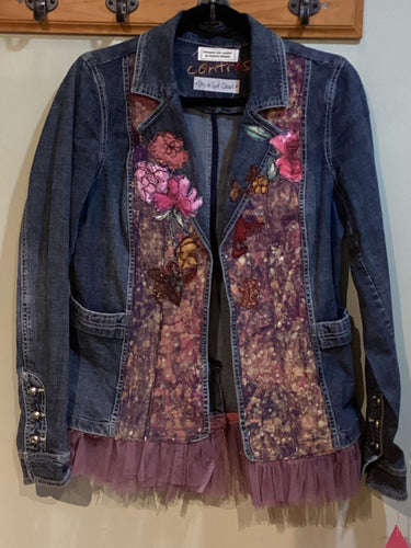 DM2-137 Denim Jacket with Painting