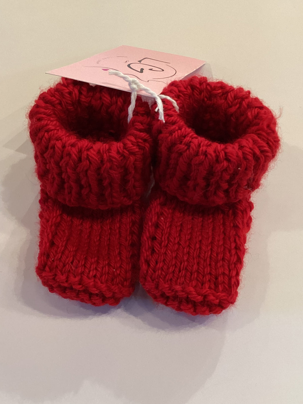 LG1-15 Hand knitted Baby Booties