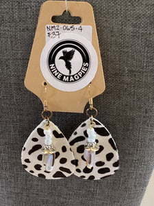 NM2-065 Earrings Dangle -Animal Prints