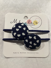 MC1-020 *Mini Hair Ties Fabric Button