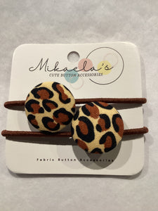 MC1-020 *Mini Hair Ties Fabric Button