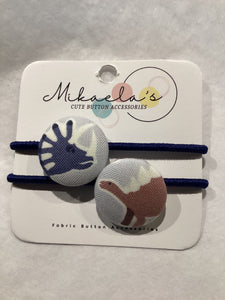 MC1-020 *Mini Hair Ties Fabric Button