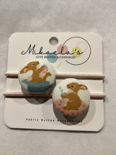 MC1-020 *Mini Hair Ties Fabric Button