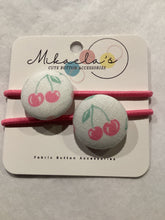 MC1-020 *Mini Hair Ties Fabric Button