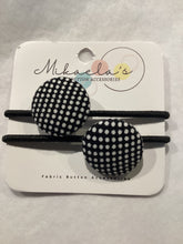 MC1-020 *Mini Hair Ties Fabric Button