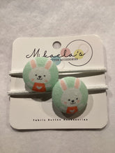 MC1-020 *Mini Hair Ties Fabric Button