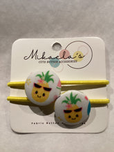 MC1-020 *Mini Hair Ties Fabric Button