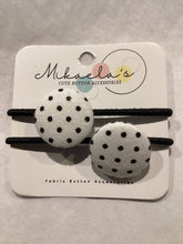 MC1-020 *Mini Hair Ties Fabric Button