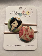 MC1-021 *Large Hair Ties Fabric Button