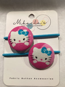 MC1-021 *Large Hair Ties Fabric Button