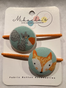 MC1-021 *Large Hair Ties Fabric Button