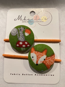 MC1-021 *Large Hair Ties Fabric Button