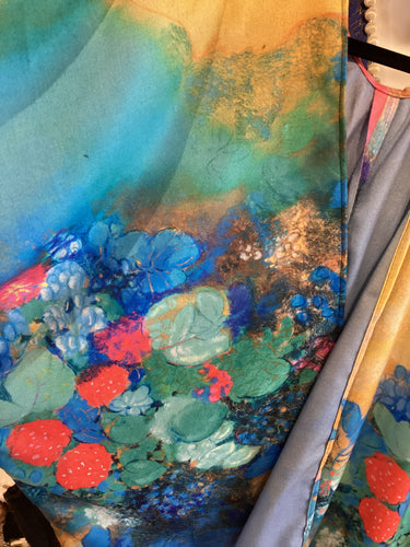 SP1-114 *Strawberries/ Flowers Petite Kimono