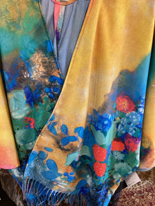 SP1-114 *Strawberries/ Flowers Petite Kimono