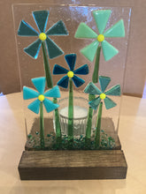 LD2-04 Fused Glass Tea light/Candle Holder