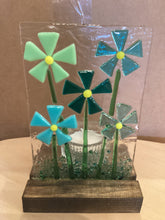 LD2-04 Fused Glass Tea light/Candle Holder