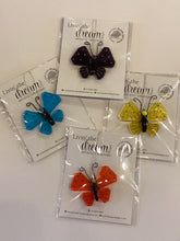LD2-024 Mini Hanging Butterfly Fused Glass