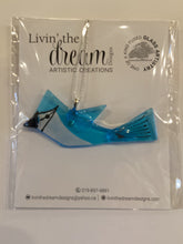 LD2-022 Mini Hanging Bird Fused Glass
