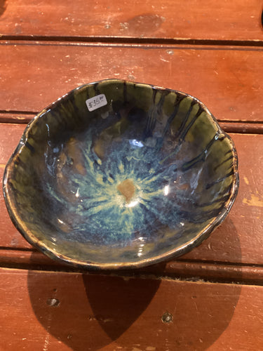 BB2-014 Small Green Blue Bowl