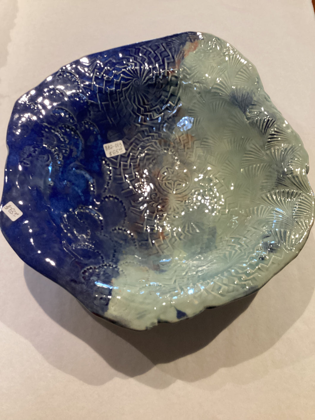 BB2-013 Clay Blue Condiment Dish
