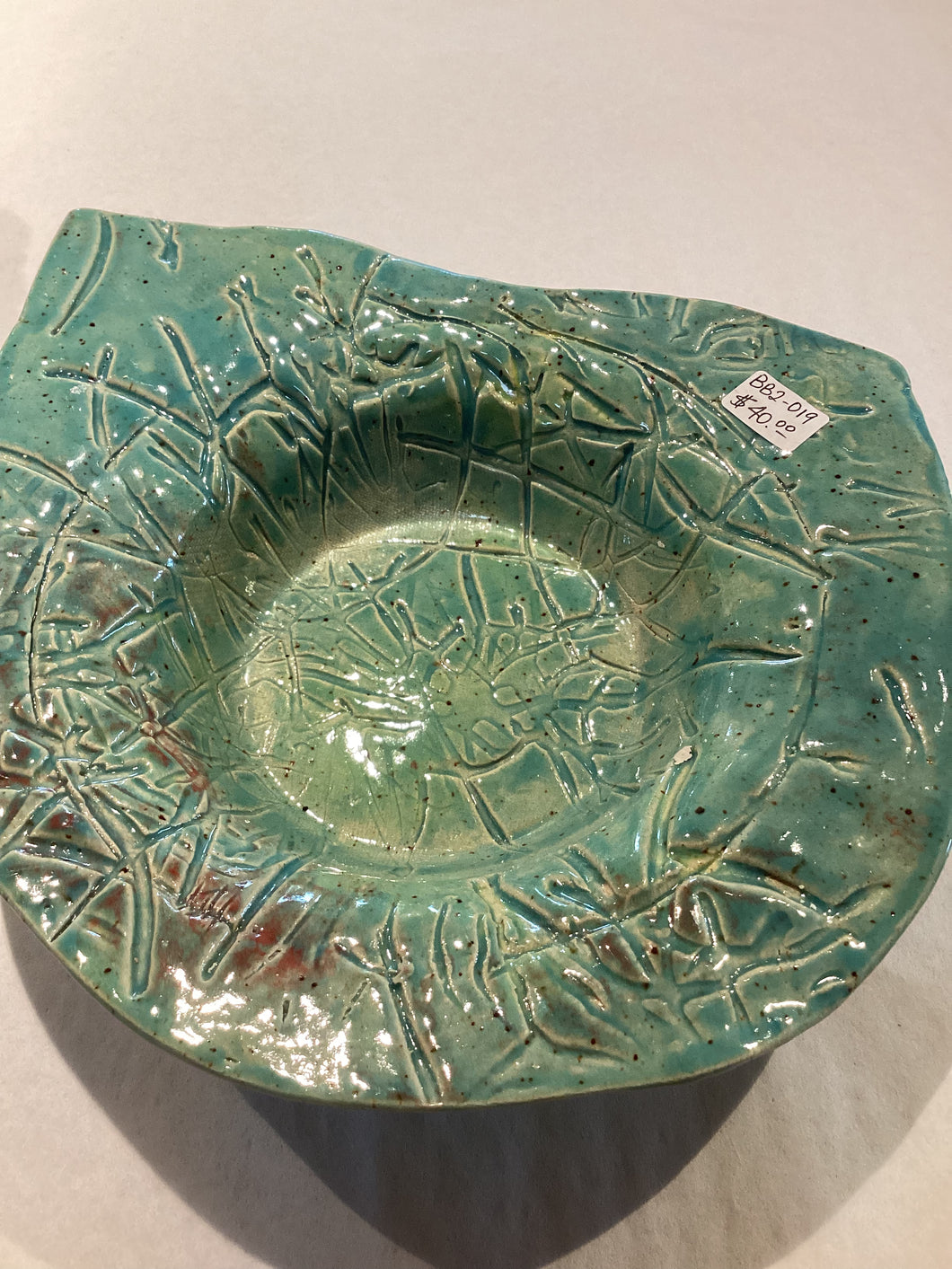 BB2-019 Clay Leaf Bowl