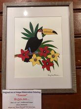 PM1-017 Original Watercolor Painting "Toucan"