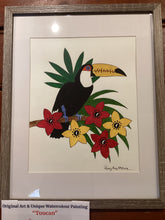PM1-017 Original Watercolor Painting "Toucan"
