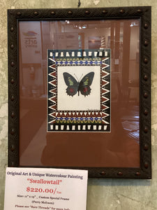 PM1-016 Original Watercolor Painting "Swallowtail"