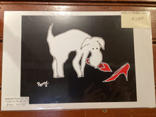 PM1-022 *Unframed - Digital Print Watercolor Painting "Who's In Trouble Now?"