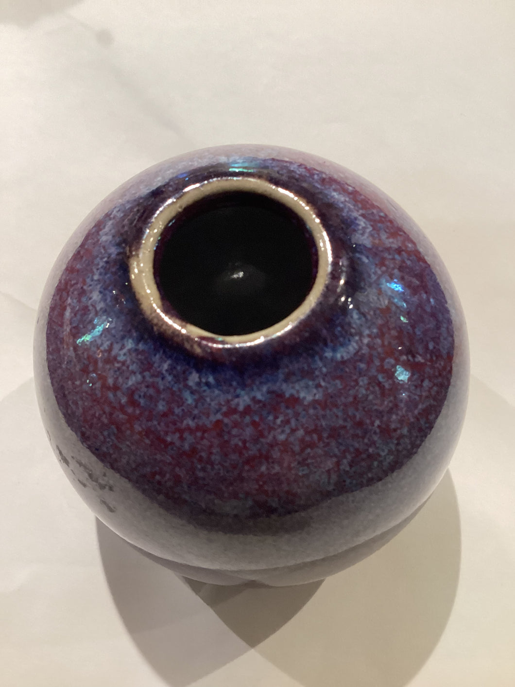 MN1-031 Pottery Studio Small Purple Vase