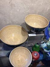 MN1-034 Pottery Golden Bowl Set of 3