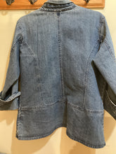 DM2-159 Denim Fabric Patches Jacket