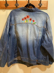 DM2-160 *Oversize Denim Embellishment Jacket