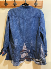 DM2-165 *Oversize Denim Patches Jacket