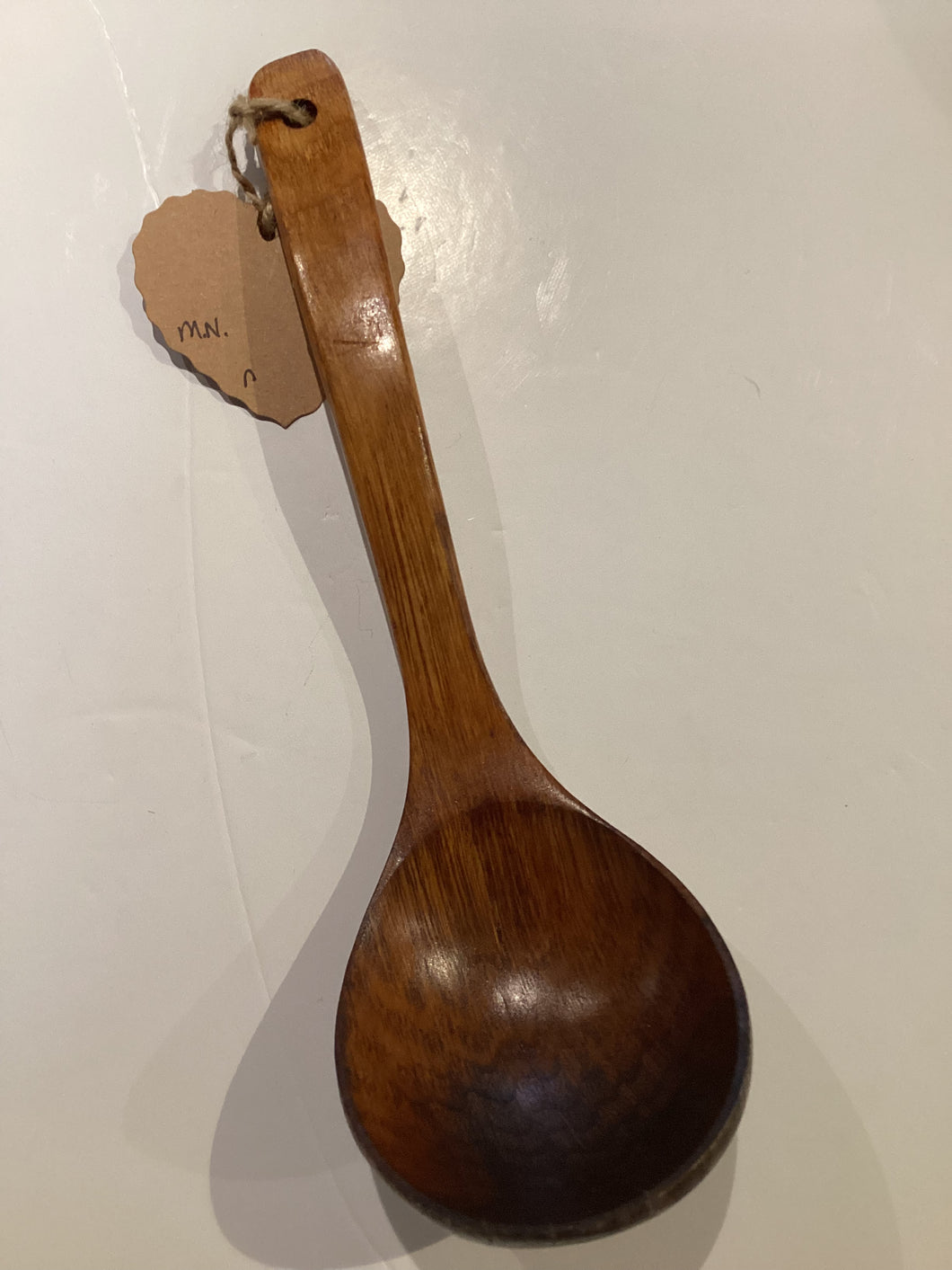 MN1-057 Vintage Carved Wooden Spoon