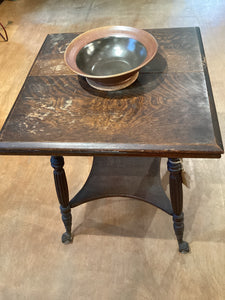 MN1-076 Antique Clawfoot Side Table