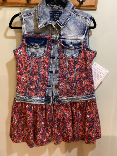 DM2-211 Long Denim Vest